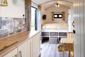 Shepherds hut with valley views